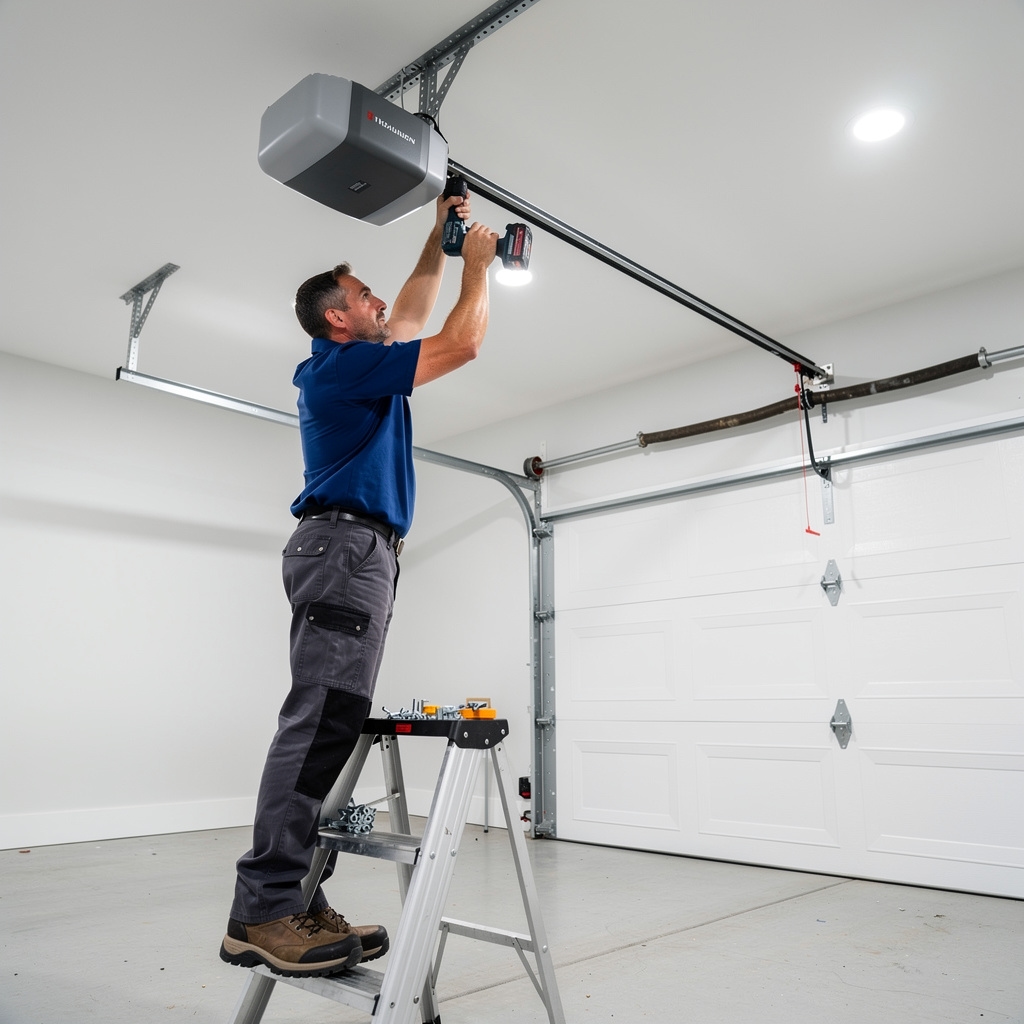 Montaż napędu elektrycznego do bramy ręcznej